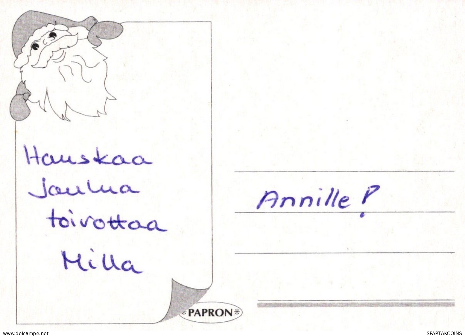 BABBO NATALE Natale Vintage Cartolina CPSMPF #PAJ390.IT - Kerstman