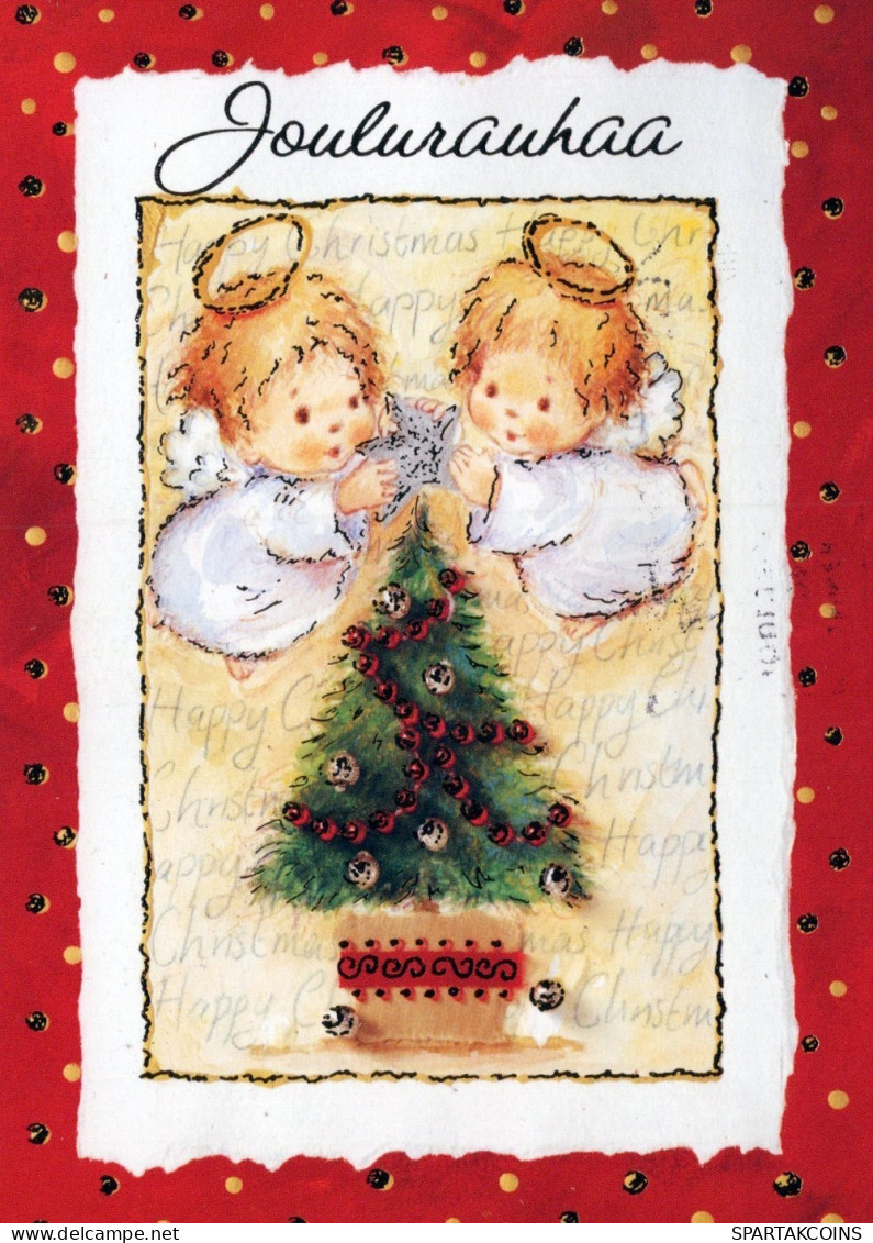 ANGELO Buon Anno Natale Vintage Cartolina CPSM #PAH943.IT - Angels