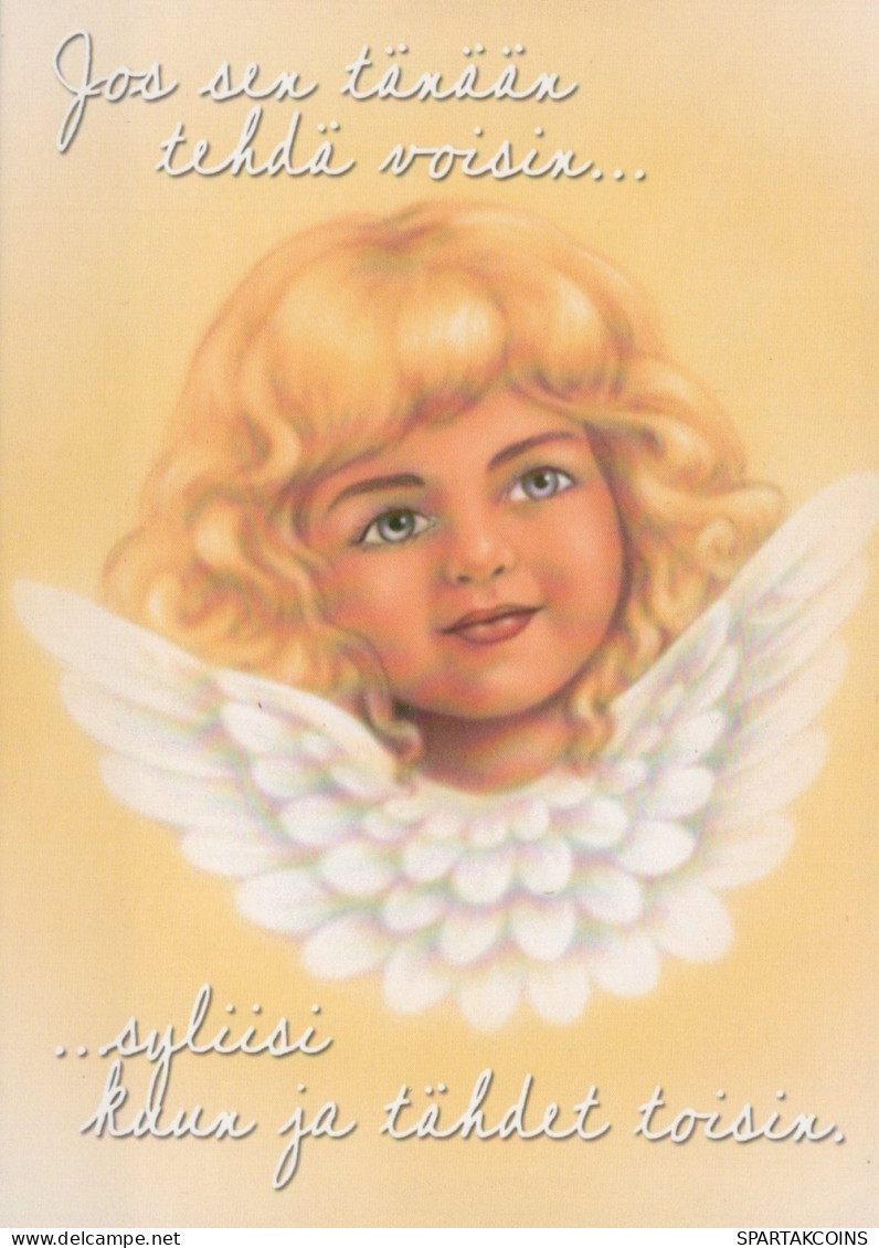 ANGELO Buon Anno Natale Vintage Cartolina CPSM #PAH001.IT - Anges