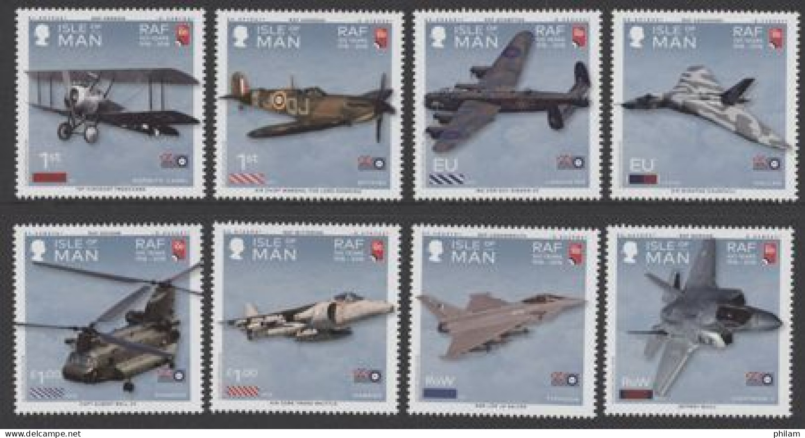 Centenaire De La Royal Air Force - Isle Of Man