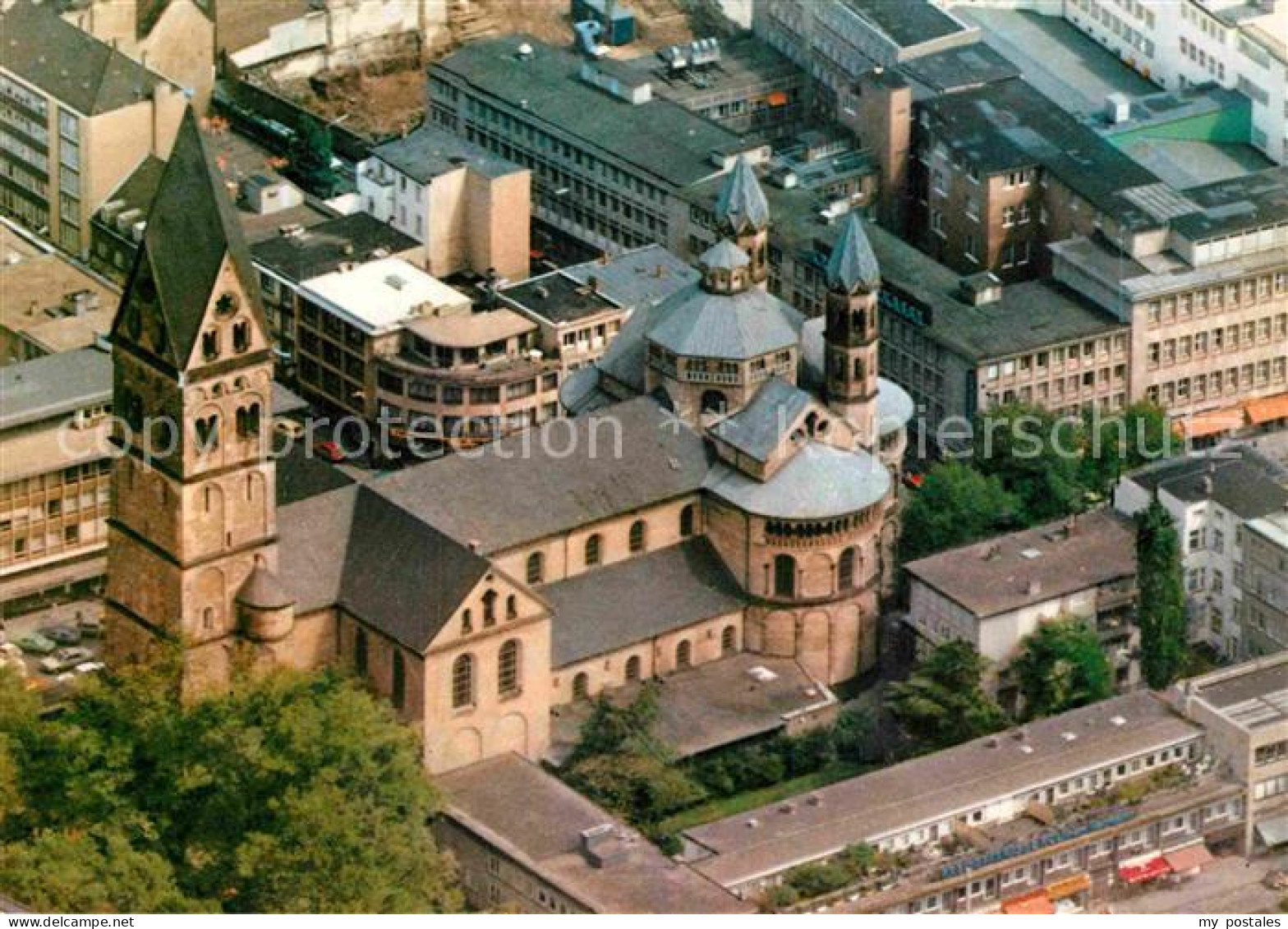 72892562 Koeln Rhein Fliegeraufnahme Basilika Sankt Aposteln Koeln Rhein - Köln