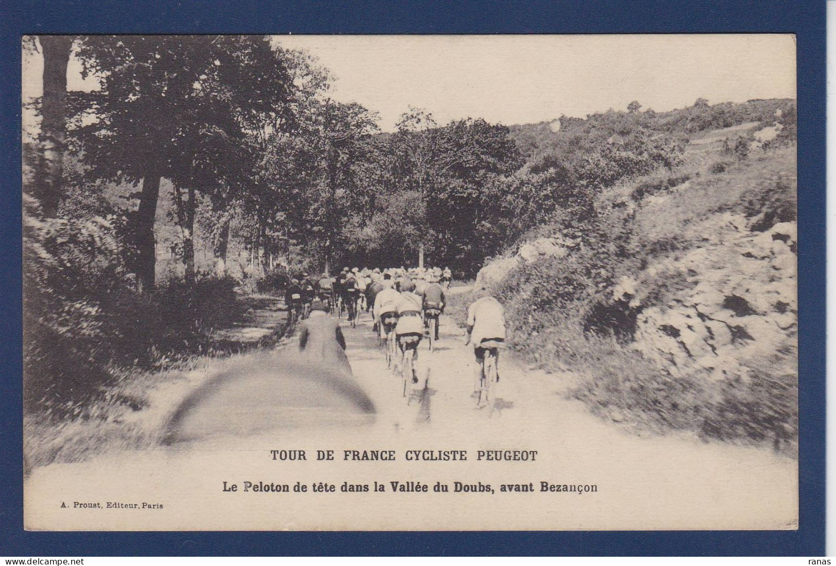 CPA Cyclisme Tour De France 1910 Coureur Cycliste Vélo Non Circulée Besançon - Cyclisme