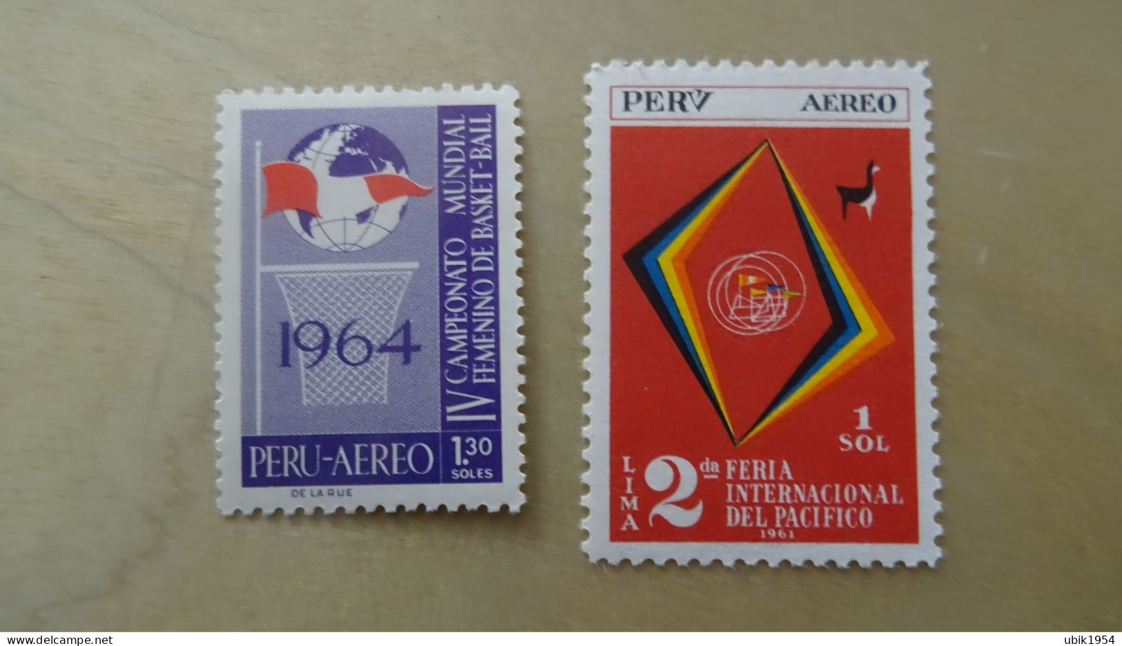 1964 MNH E45 - Perú