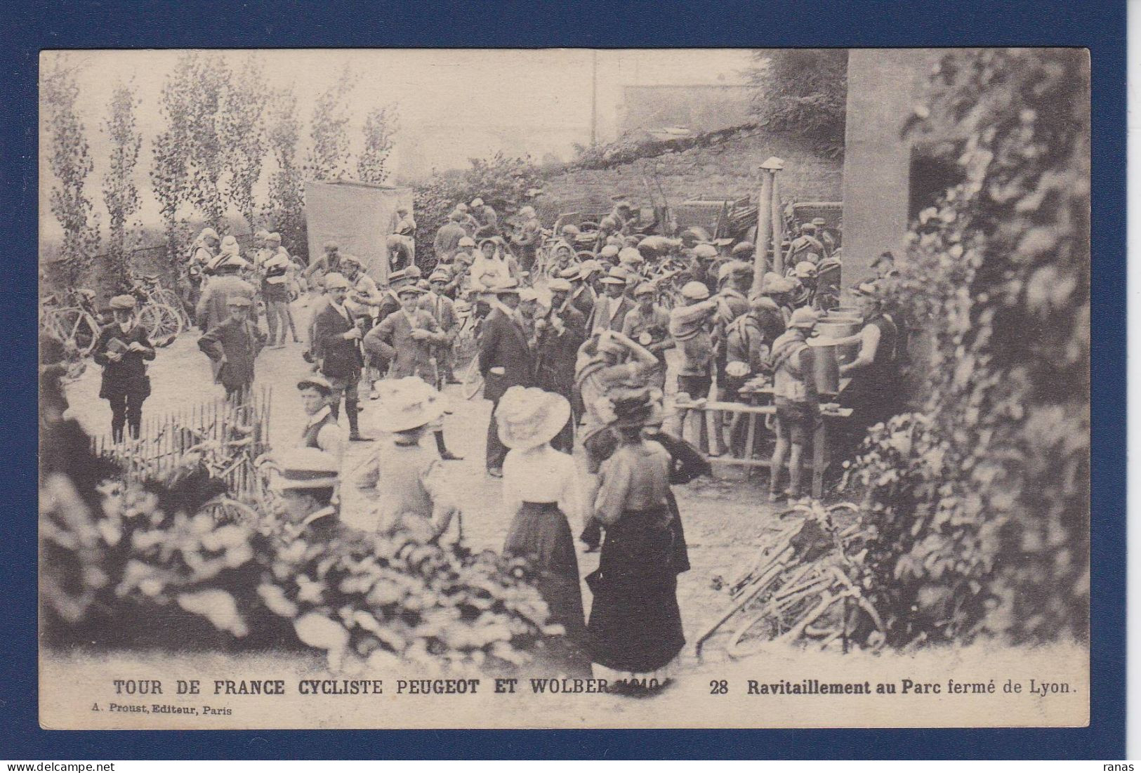 CPA Cyclisme Tour De France 1910 Coureur Cycliste Vélo Non Circulée Lyon - Wielrennen