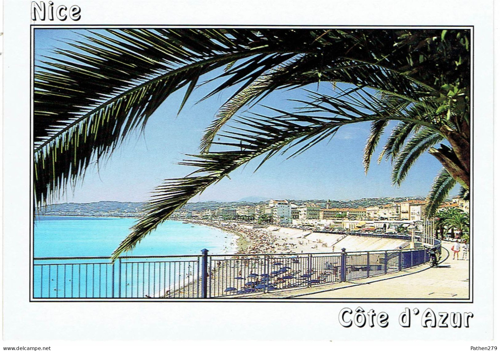 CPM FRANCE 06 ALPES-MARITIMES NICE - Les Plages Et La Baie Des Anges - Cartas Panorámicas