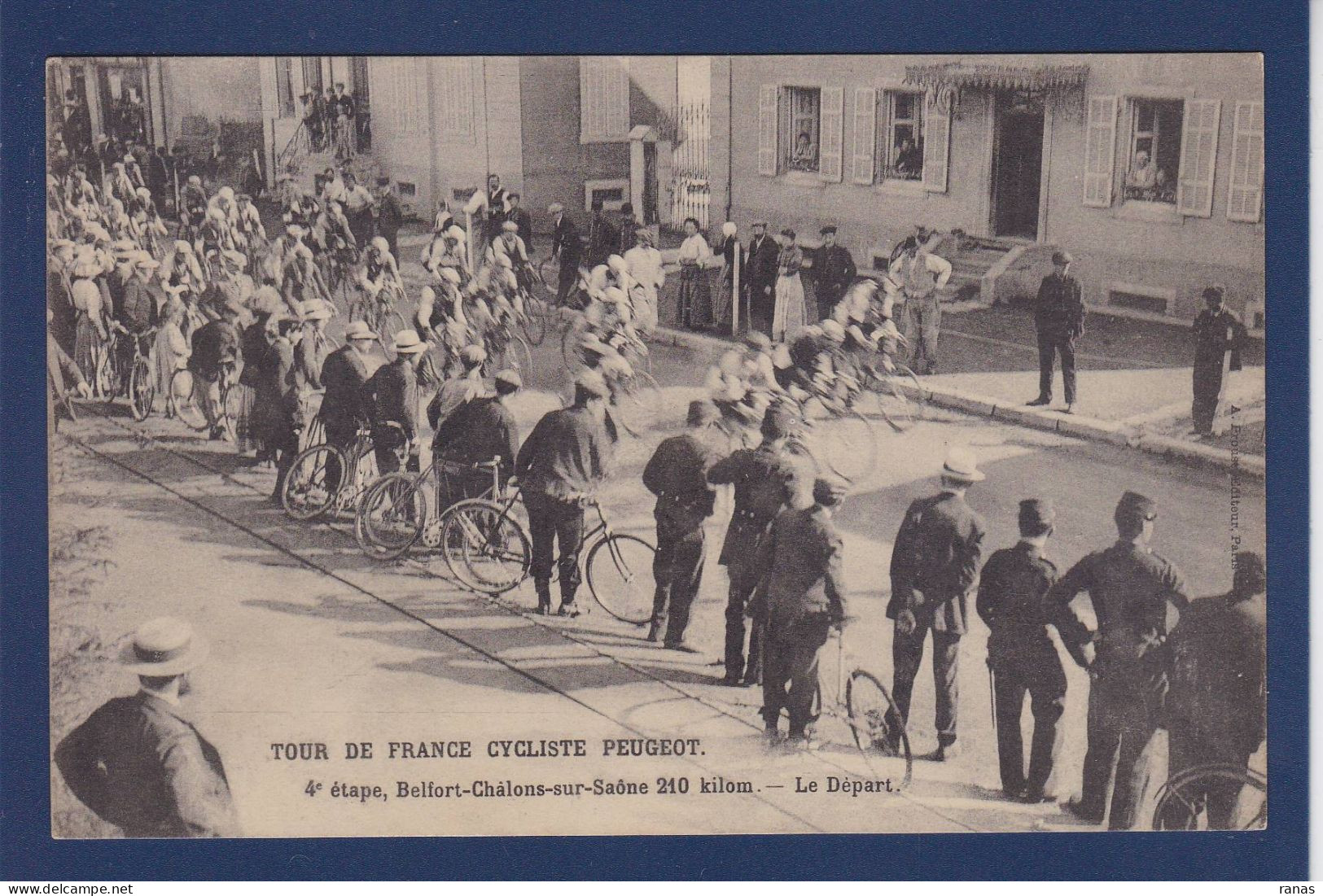 CPA Cyclisme Tour De France 1910 Coureur Cycliste Vélo Non Circulée Belfort - Wielrennen