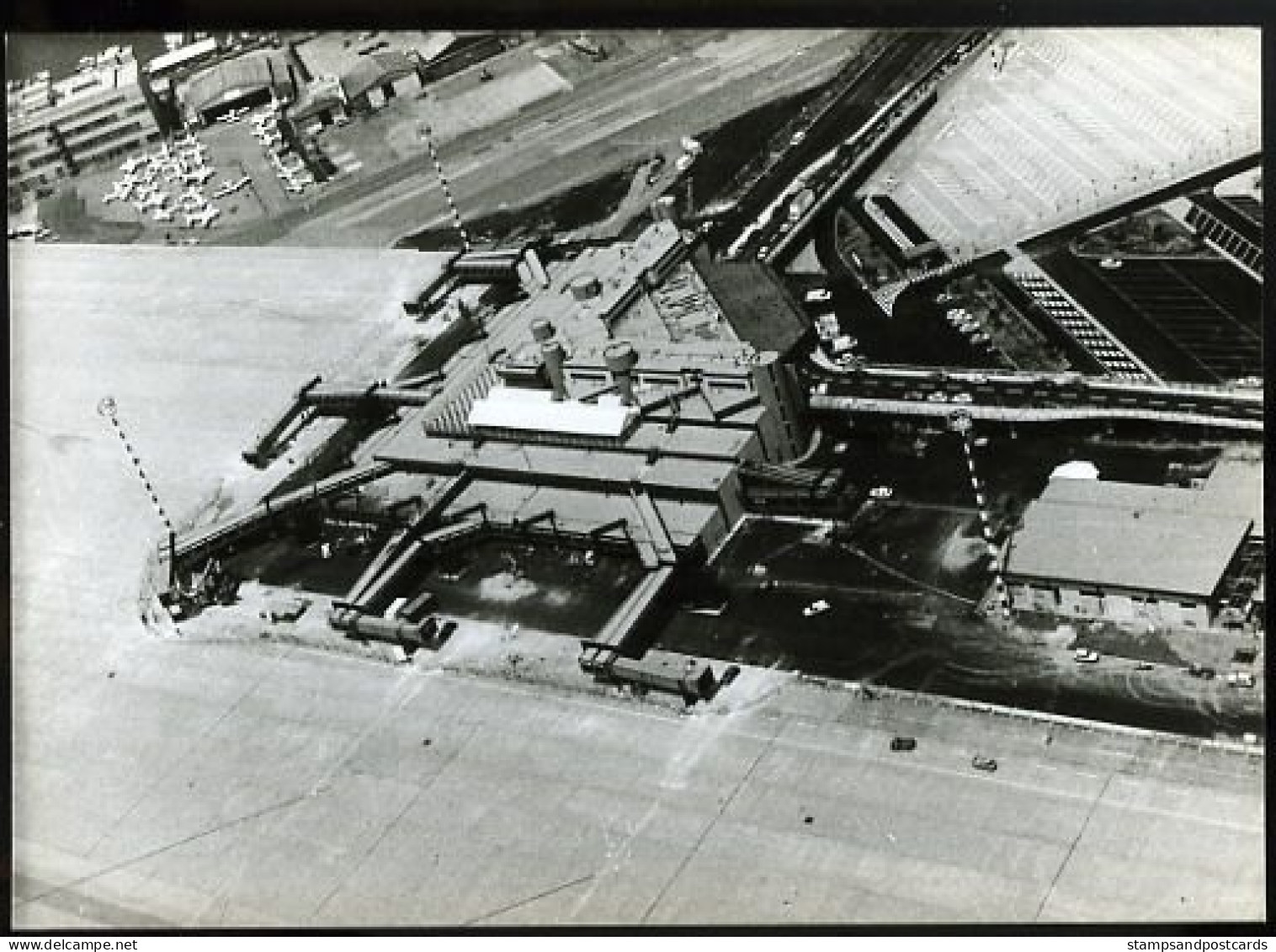 New Genova Airport Italy Italia 1986 Original Agenzia Ansa Press Photo Print Genova Aeroport - Aviazione