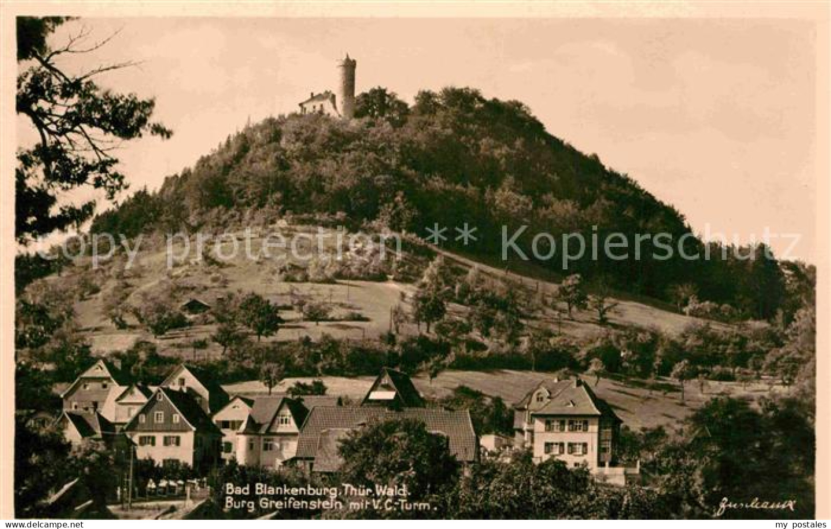 72892231 Bad Blankenburg Burg Greifenstein Mit VC Turm Bad Blankenburg - Bad Blankenburg