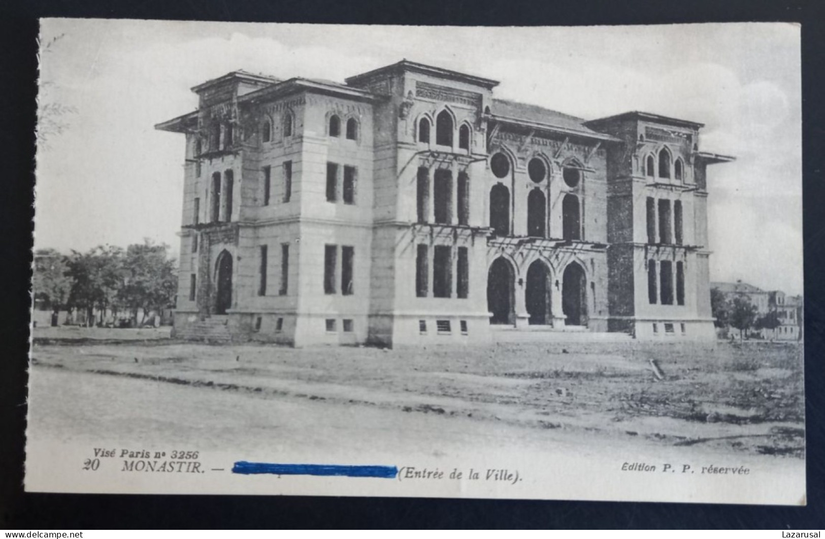 #21  Macedonia , Bitola , Monastir La Banque Nationale Serbe Entrée De La Ville - Nordmazedonien