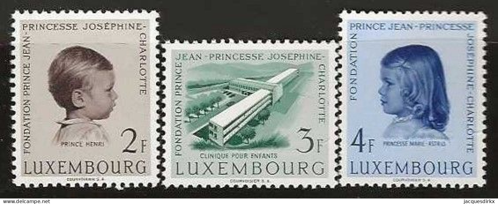 Luxembourg  .  Y&T   .    528/530   .   **    .    Neuf Avec Gomme Et SANS Charnière - Unused Stamps