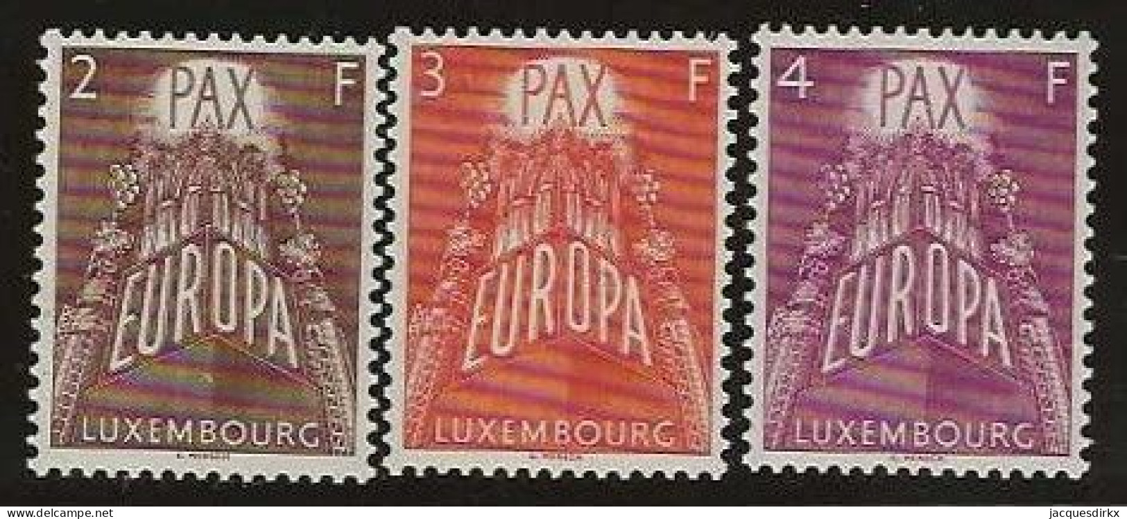 Luxembourg  .  Y&T   .    531/533    .   **    .    Neuf Avec Gomme Et SANS Charnière - Unused Stamps