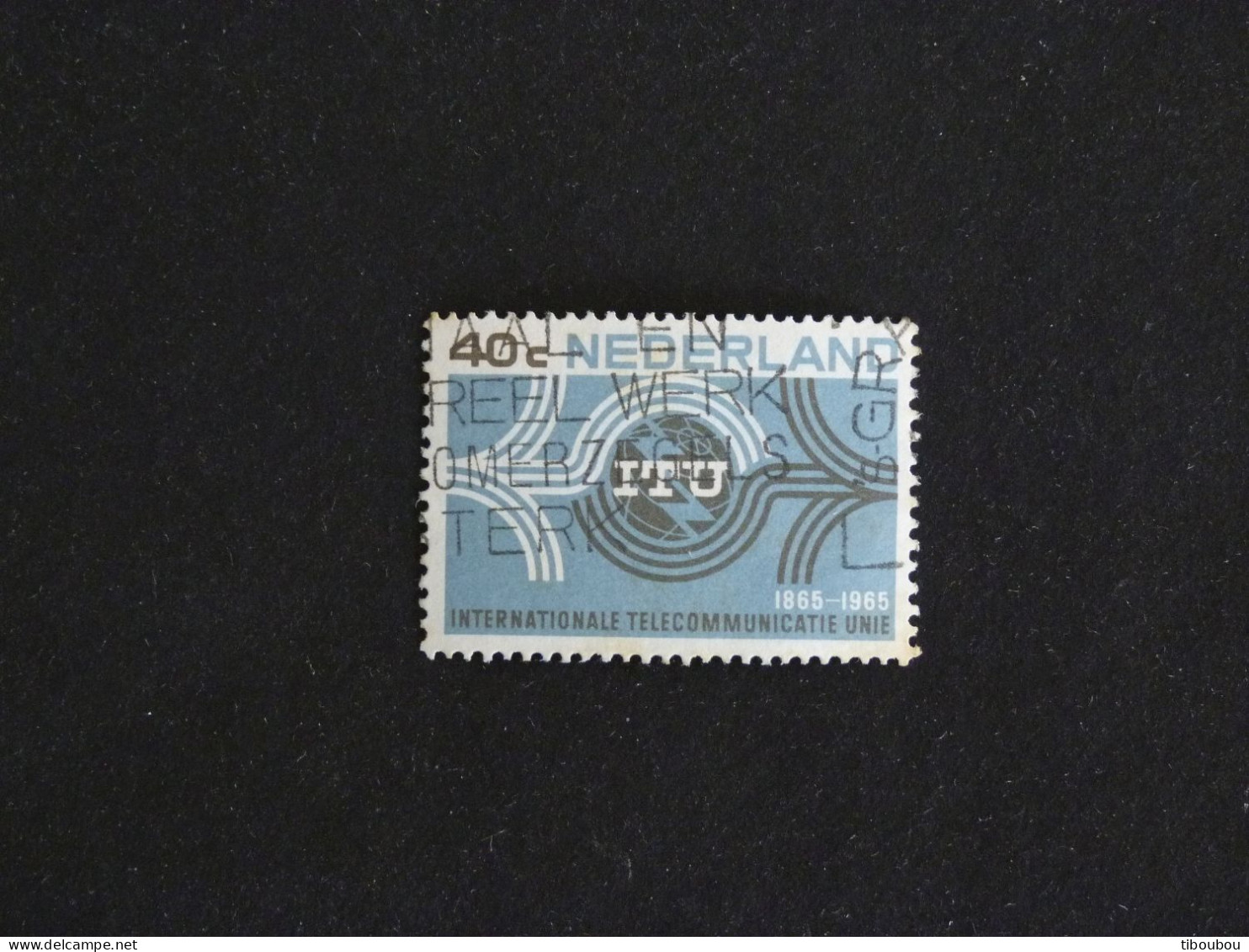PAYS BAS NEDERLAND YT 815 OBLITERE - UNION INTERNATIONALE TELECOMMUNICATIONS - Used Stamps