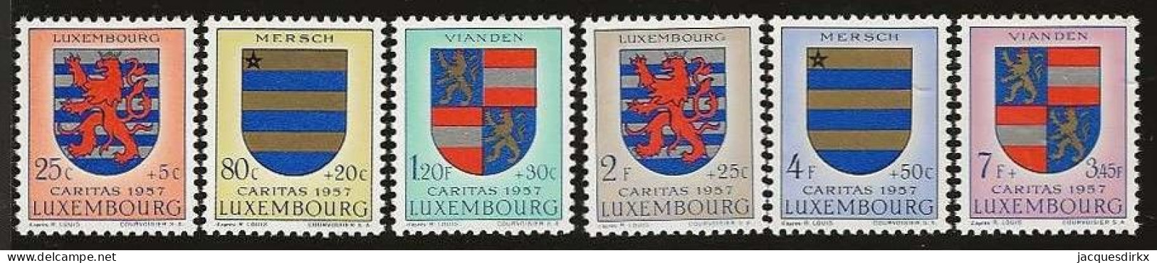 Luxembourg  .  Y&T   .    534/539   .   **    .    Neuf Avec Gomme Et SANS Charnière - Unused Stamps