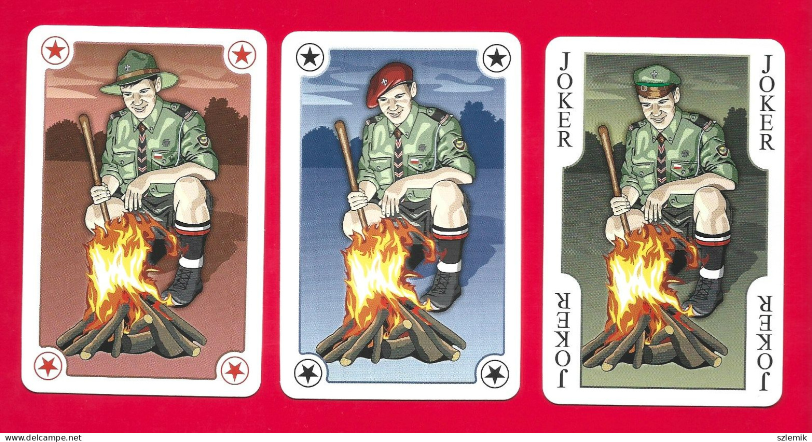 Playing Cards 52 + 3 Jokers.  Scout Cards.  Poland - 2023. - 54 Carte