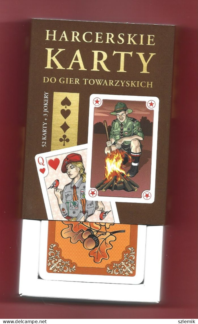 Playing Cards 52 + 3 Jokers.  Scout Cards.  Poland - 2023. - 54 Karten