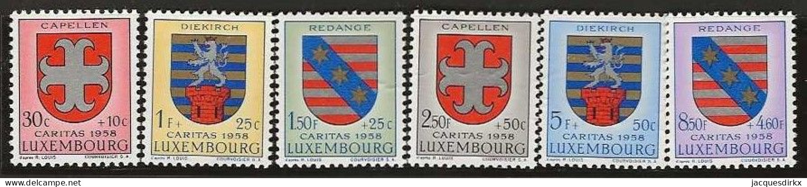 Luxembourg  .  Y&T   .    553/558   .   **    .    Neuf Avec Gomme Et SANS Charnière - Unused Stamps