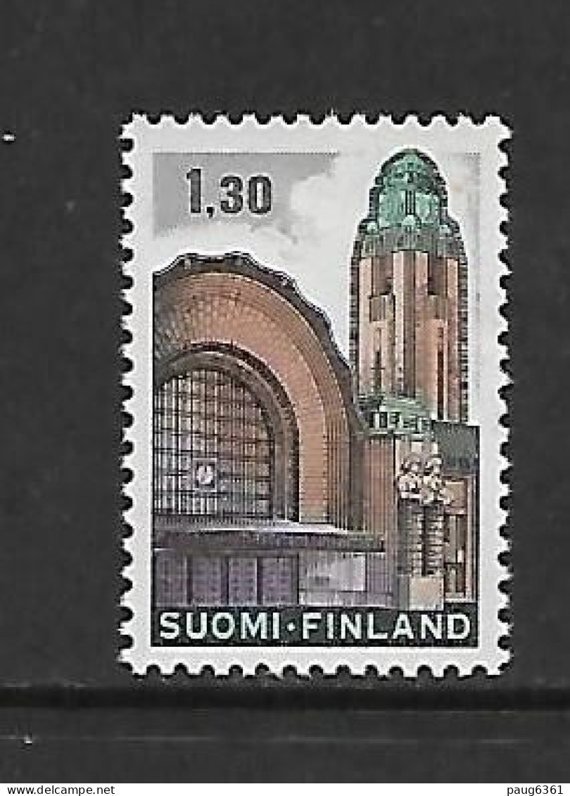 FINLANDE 1963 TRAINS-GARE D'HELSINKI YVERT N°663 NEUF MNH** - Trains