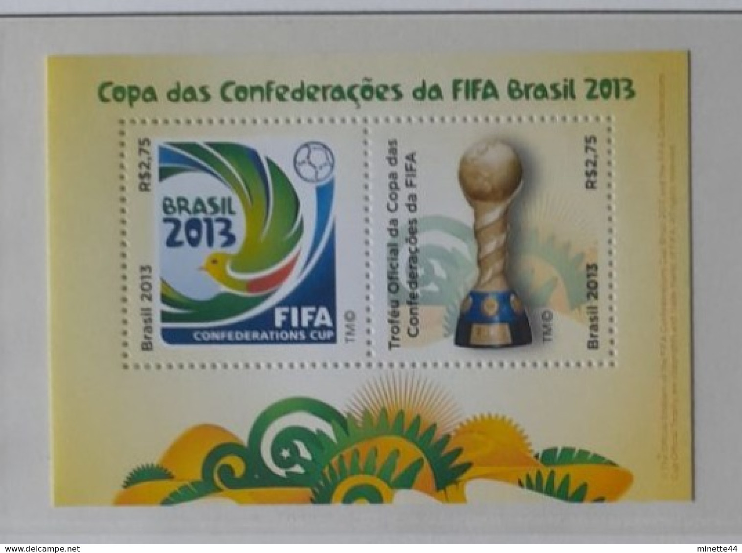 BRESIL BRASIL  2013  MNH**   FOOTBALL FUSSBALL SOCCER CALCIO VOETBAL FUTBOL FUTEBOL FOOT FOTBAL - Ongebruikt