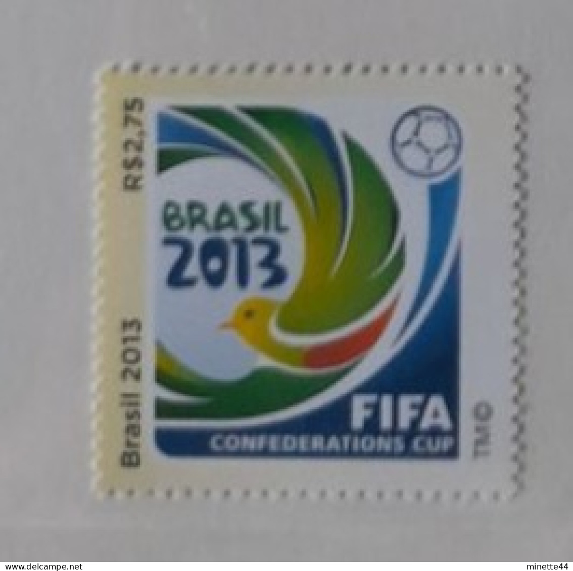 BRESIL BRASIL  2013  MNH** 2 STAMPS FULL SET  FOOTBALL FUSSBALL SOCCER CALCIO VOETBAL FUTBOL FUTEBOL FOOT FOTBAL - Ongebruikt