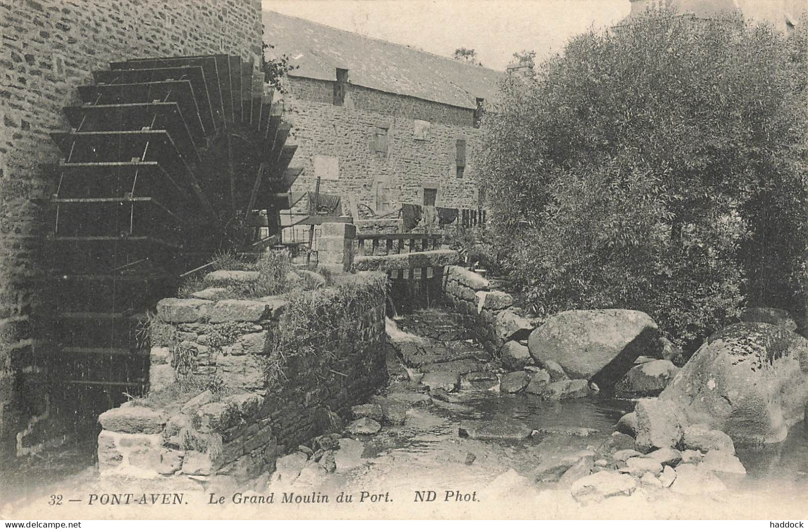 PONT AVEN : LE GRAND MOULIN DU PORT - Pont Aven