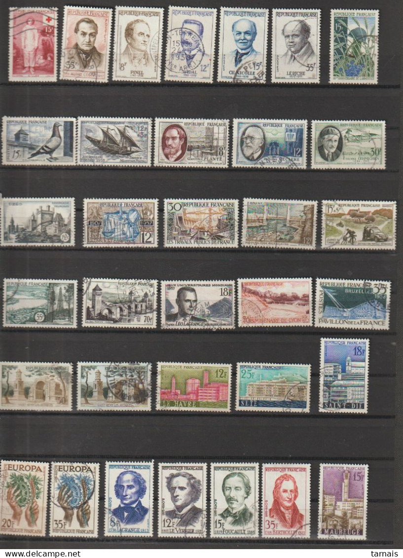 Lot De 34 Timbres Oblitérés (lot 38a ) - Collections