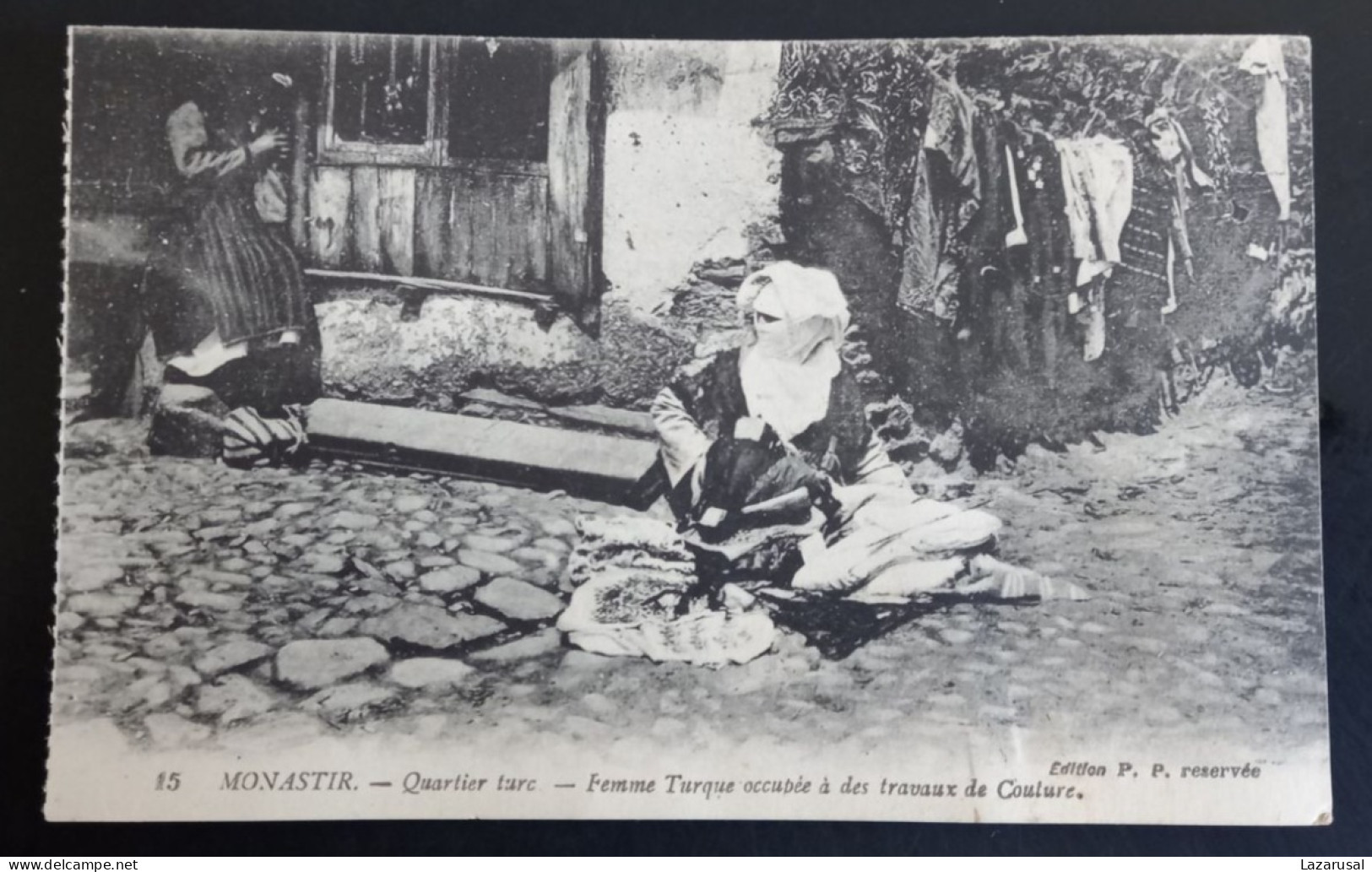 #21  Macedonia , Bitola , Monastir Quartier Turc Femme Turque - Macédoine Du Nord