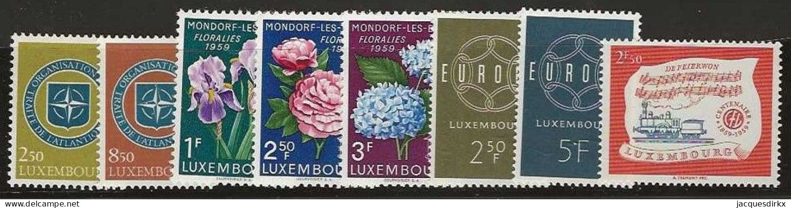 Luxembourg  .  Y&T   .    562/569     .   **    .    Neuf Avec Gomme Et SANS Charnière - Unused Stamps