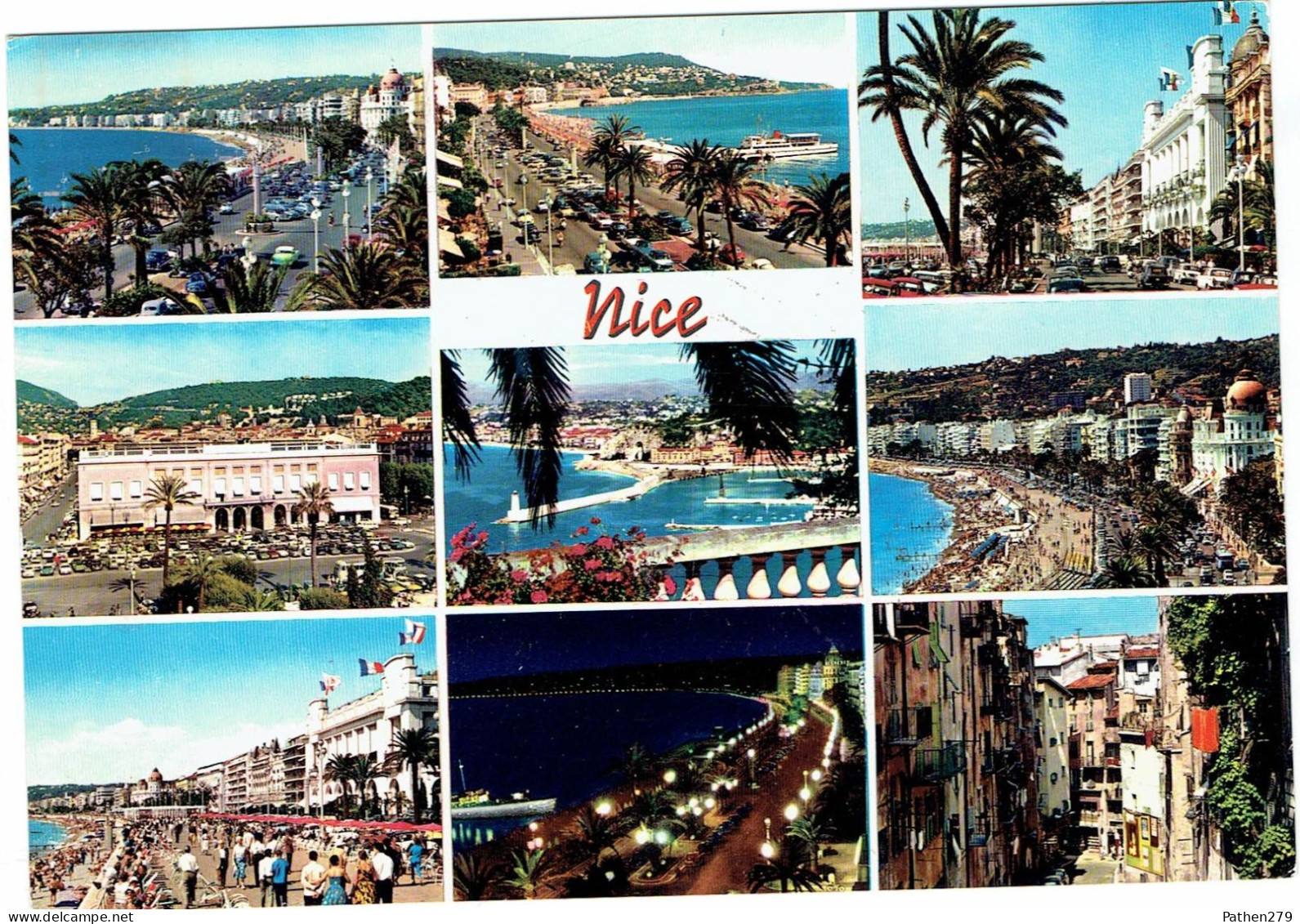 CPM FRANCE 06 ALPES-MARITIMES NICE - Multivues - 1969 - Panoramic Views