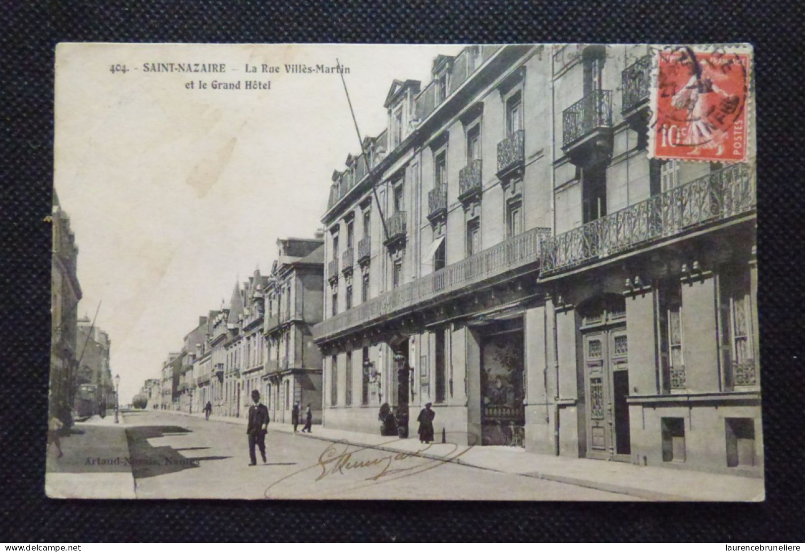 44 -  SAINT-NAZAIRE  - LA RUE VILLES-MARTIN ET LE GRAND HOTEL - Saint Nazaire