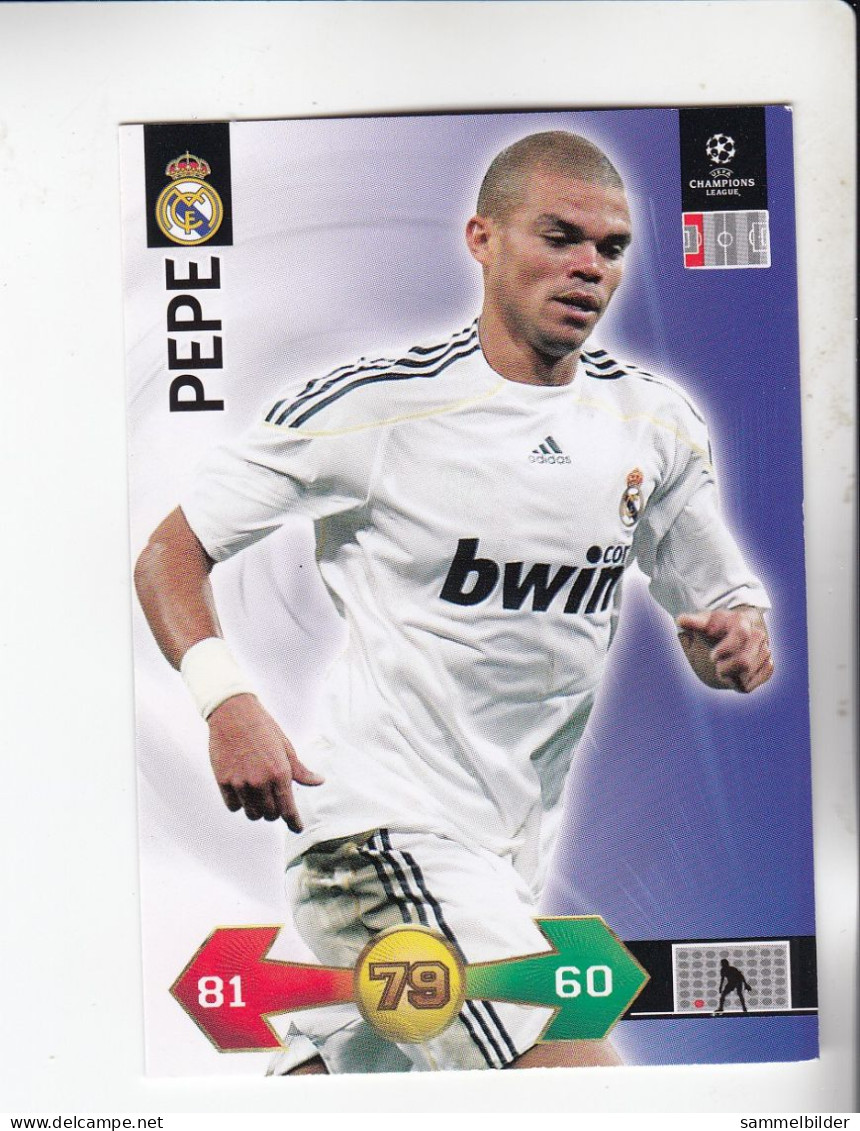 Panini Champions League Trading Card 2009 2010 Pepe   Real Madrid - Autres & Non Classés