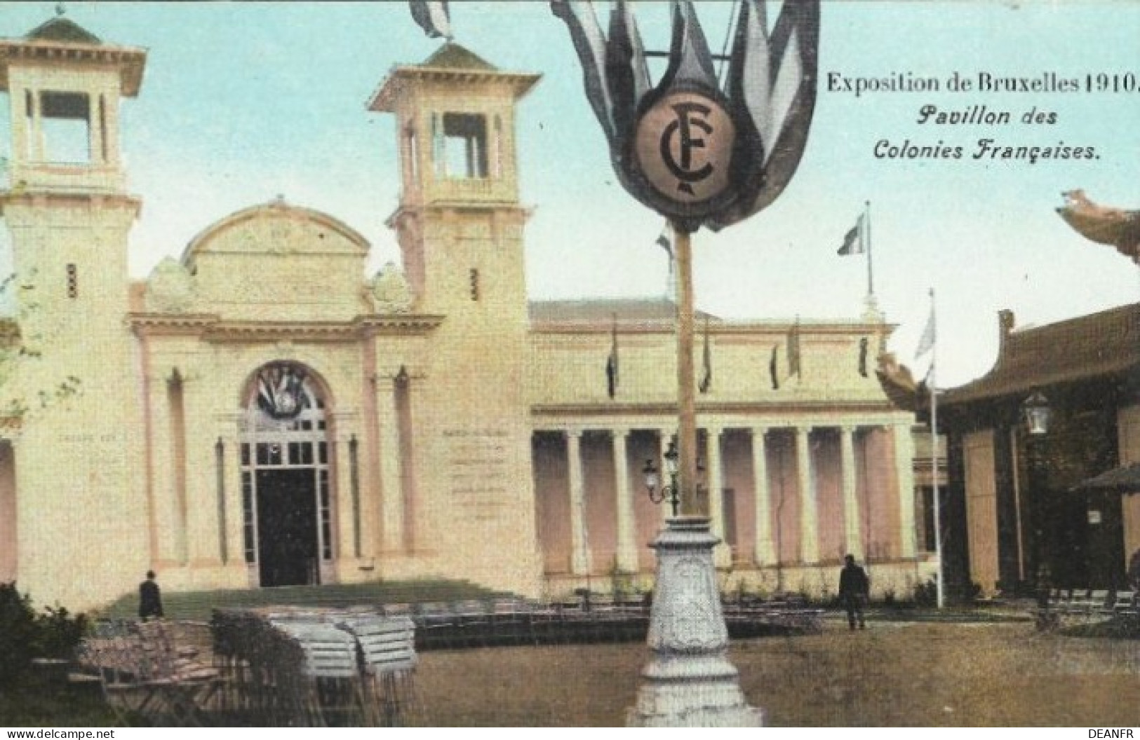 EXPOSITION De BRUXELLES 1910 : Pavillon Des Colonies Françaises. Carte Impeccable. - Wereldtentoonstellingen