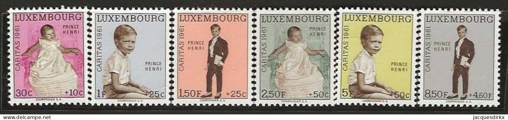 Luxembourg  .  Y&T   .    603/608   .   **    .    Neuf Avec Gomme Et SANS Charnière - Unused Stamps