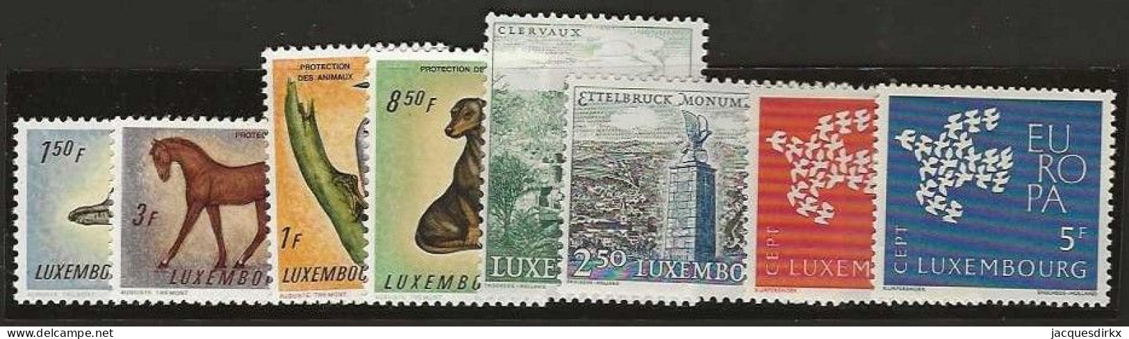 Luxembourg  .  Y&T   .    595/602    .   **    .    Neuf Avec Gomme Et SANS Charnière - Unused Stamps