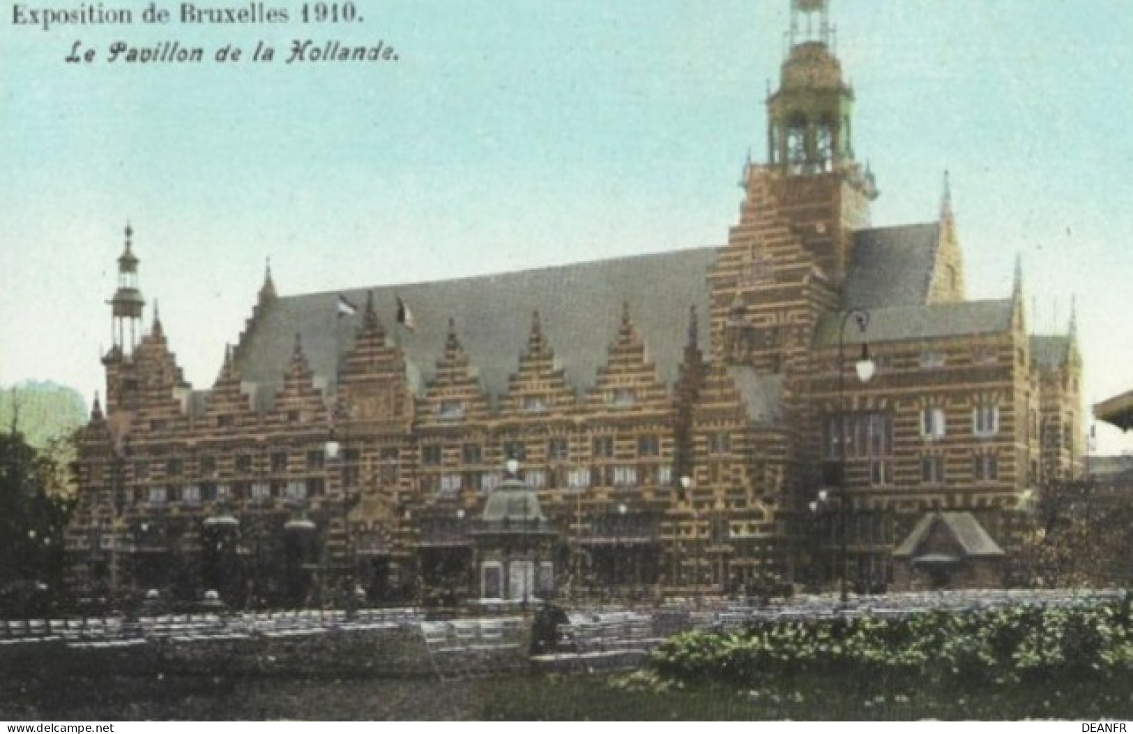 EXPOSITION De BRUXELLES 1910 : Pavillon De La Hollande. Carte Impeccable. - Mostre Universali