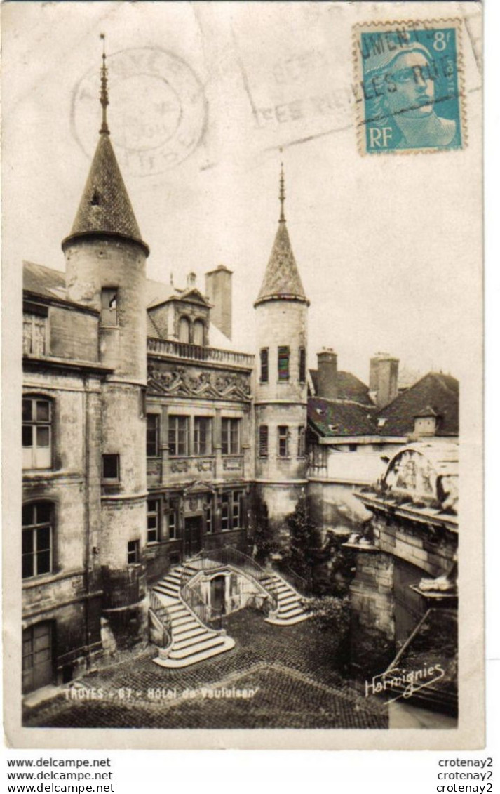 10 TROYES N°67 Hôtel De VAULUISAN En 1930 Bel Escalier - Troyes