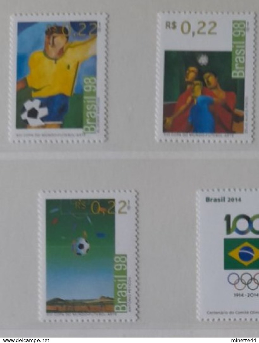 BRESIL BRASIL  1998 GARDIEN  MNH** 24 STAMPS FULL S   FOOTBALL FUSSBALL SOCCER CALCIO VOETBAL FUTBOL FUTEBOL FOOT FOTBAL - Nuovi