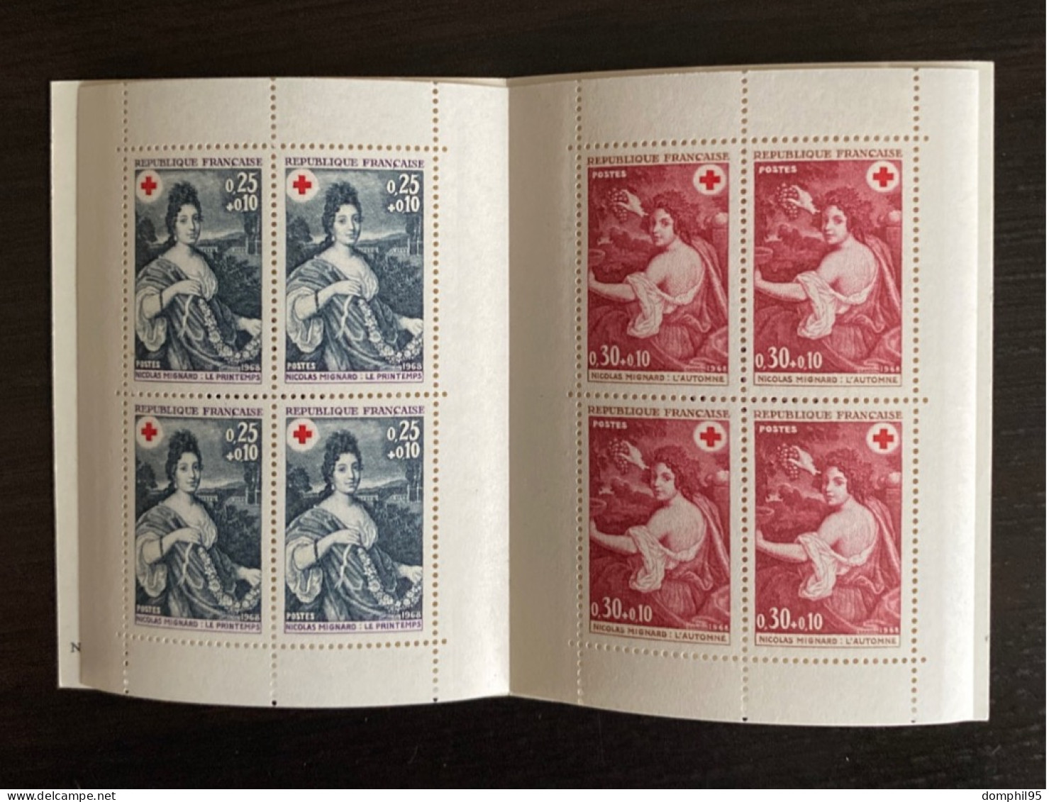 France 1968 - Carnet Croix Rouge Neuf** YT2017 - Croce Rossa