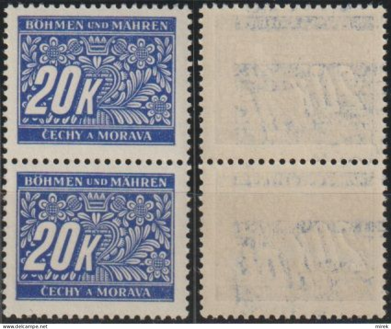 104/ Pof. DL 14, Sheet Decal On Gum - Unused Stamps