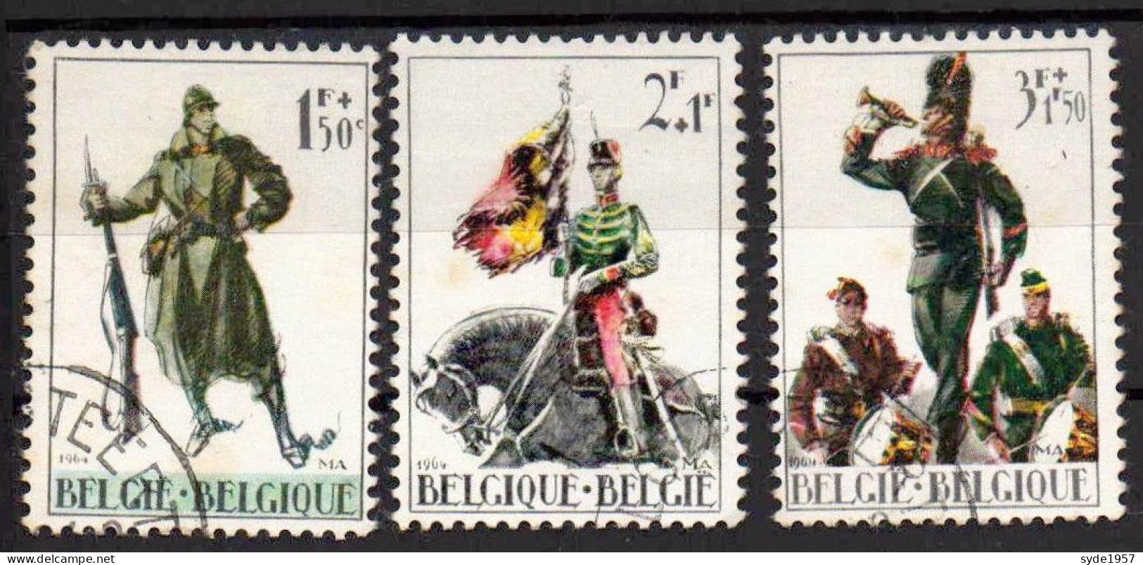 Belgique 1964 Au Profit Des œuvres Patriotiques COB 1293 à 1295 - Used Stamps