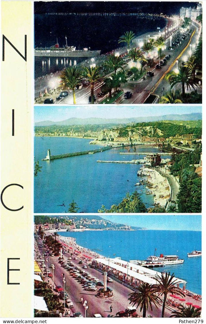 CPM FRANCE 06 ALPES-MARITIMES NICE - Multivues 1963 - Viste Panoramiche, Panorama