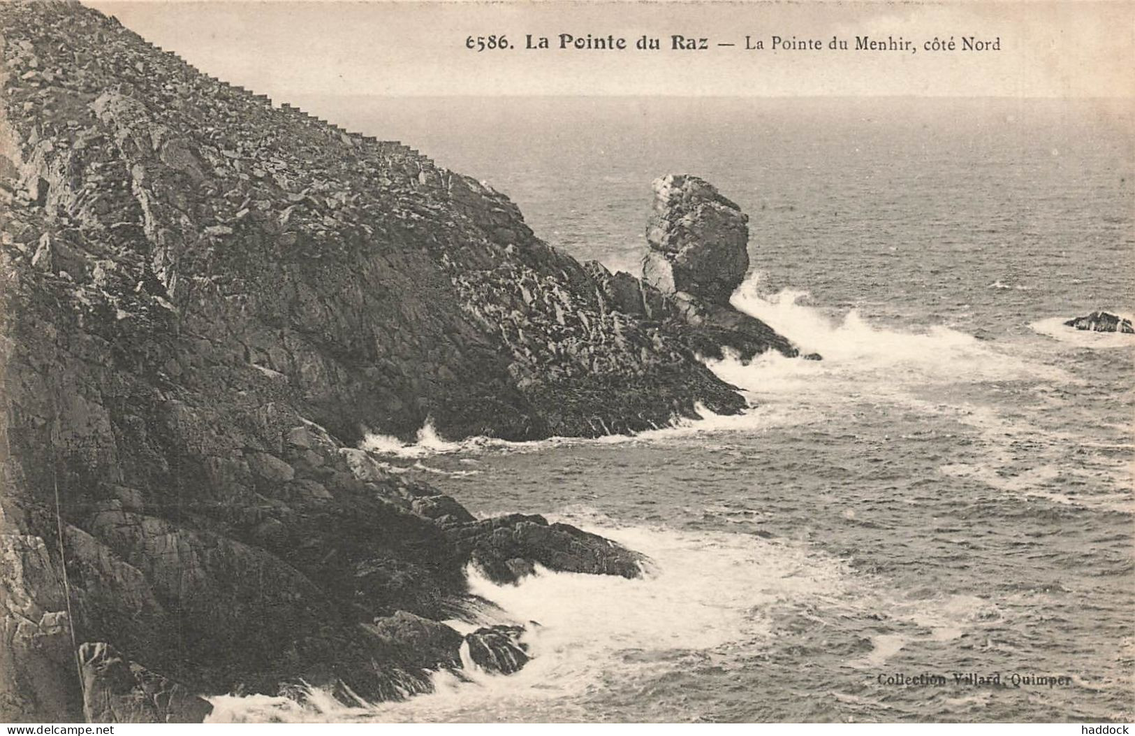 LA POINTE DU RAZ : LA POINTE DU MENHIR COTE NORD - La Pointe Du Raz