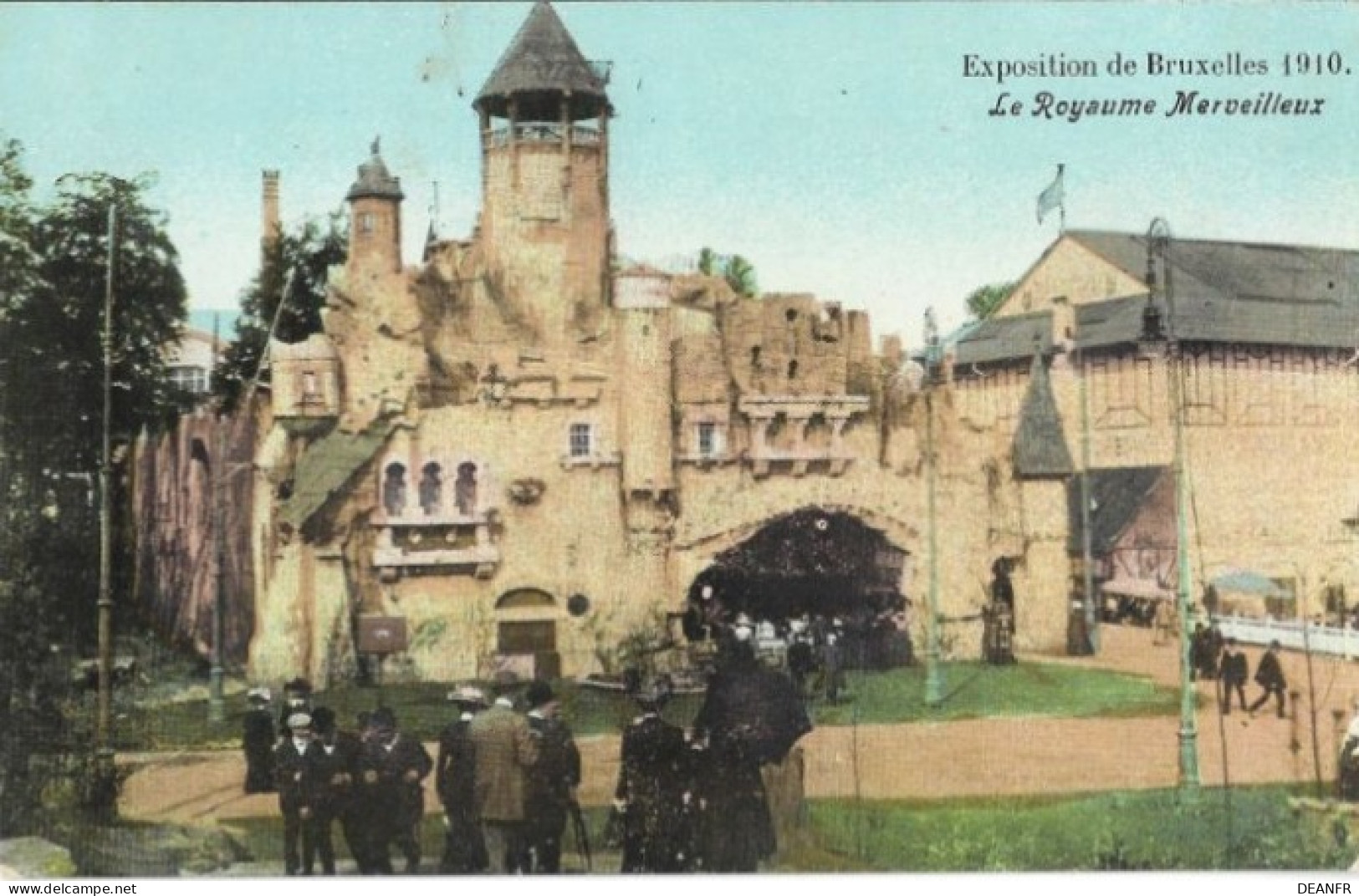 EXPOSITION De BRUXELLES 1910 : Le Royaume Merveilleux. Carte Impeccable. - Mostre Universali