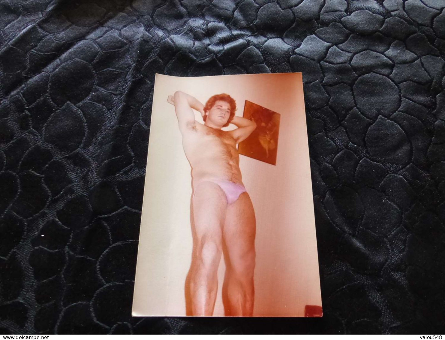 P-579 , Photo, Jeune Homme Gay Musclé En Petit Slip ,  Circa 1970 - Personnes Anonymes