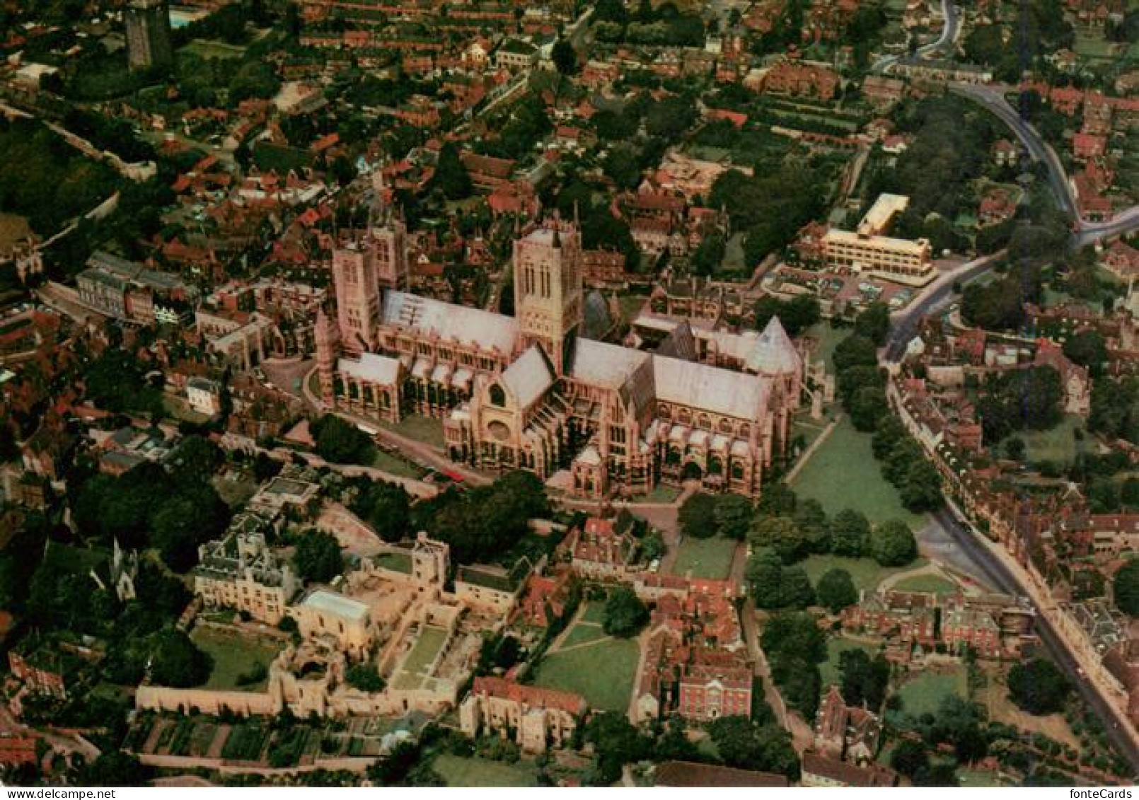 73955976 Lincoln__UK The Cathedral Fliegeraufnahme - Andere & Zonder Classificatie