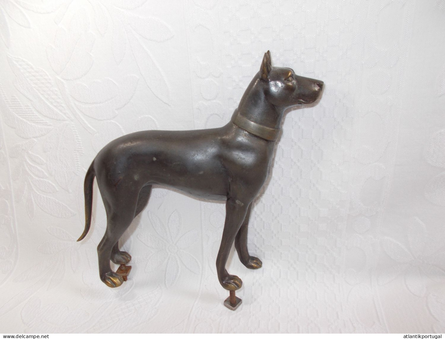 Messing Figur Hund - Brons