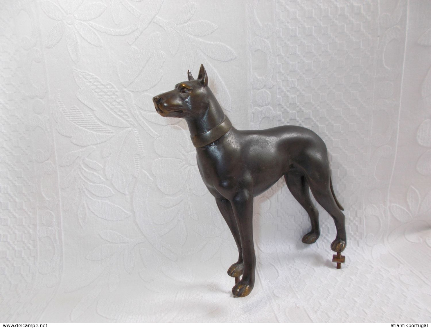 Messing Figur Hund - Bronzes