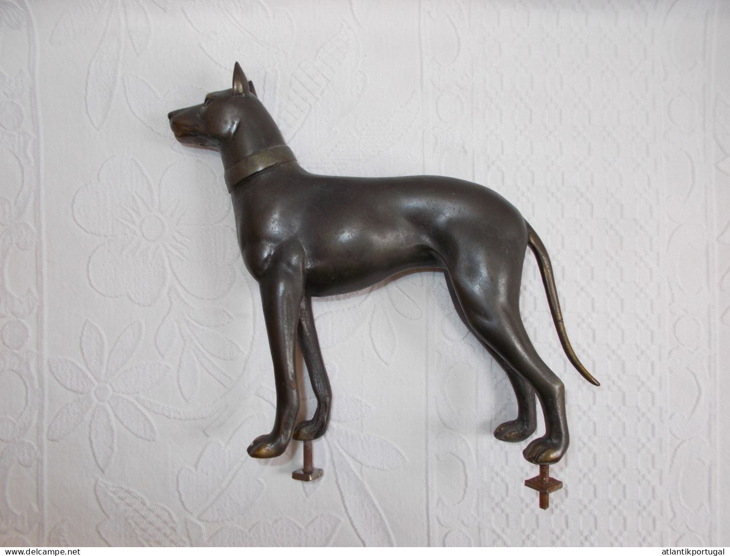 Messing Figur Hund - Bronzes