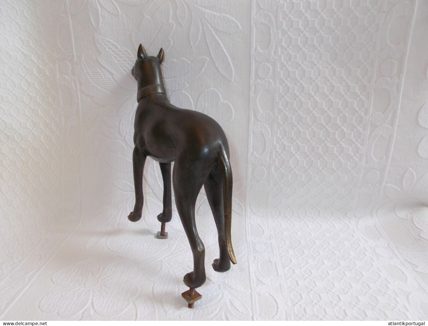 Messing Figur Hund - Brons