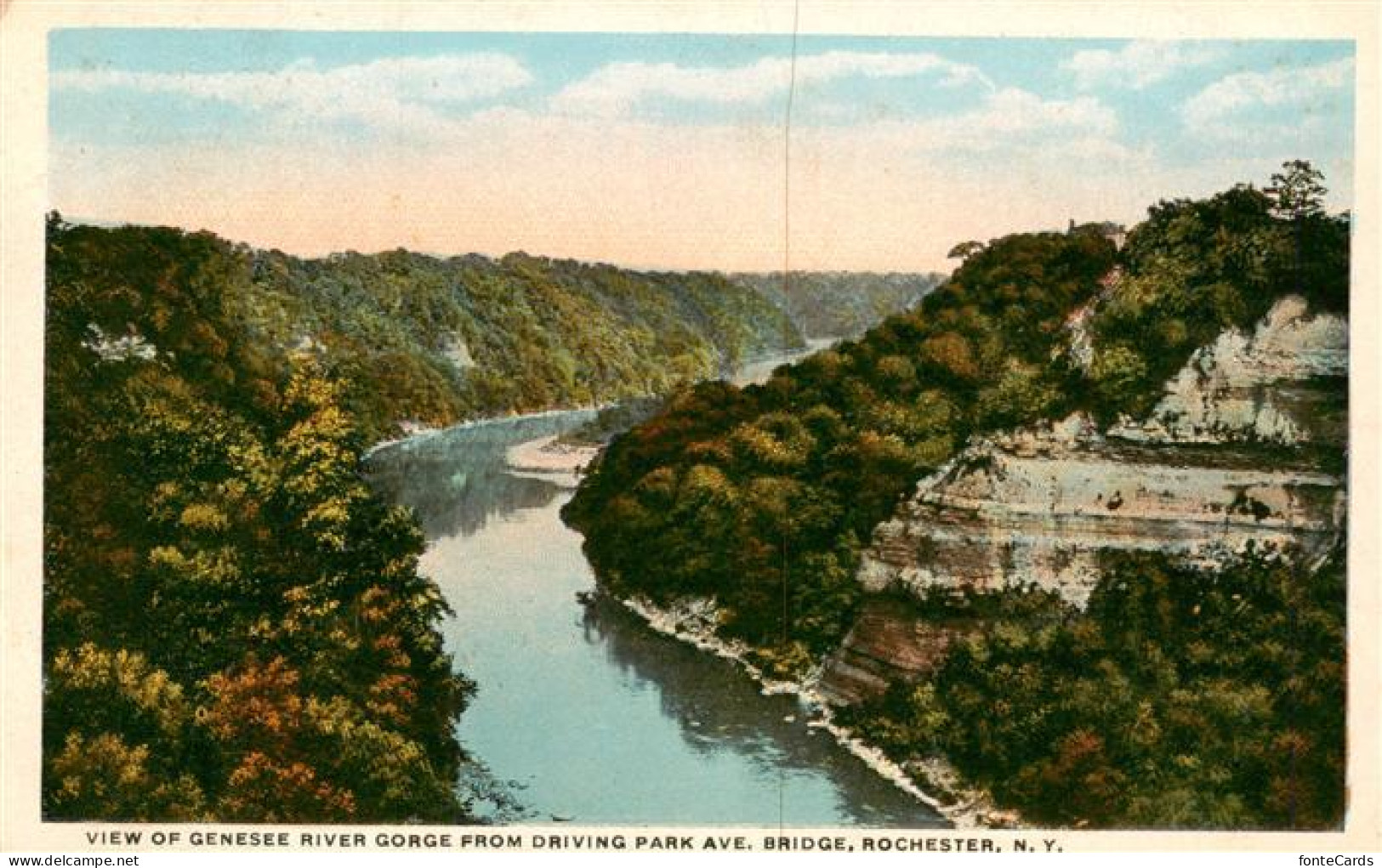 73955764 Rochester_New_York_USA View Of Genesee River Gorge From Driving Park Av - Sonstige & Ohne Zuordnung