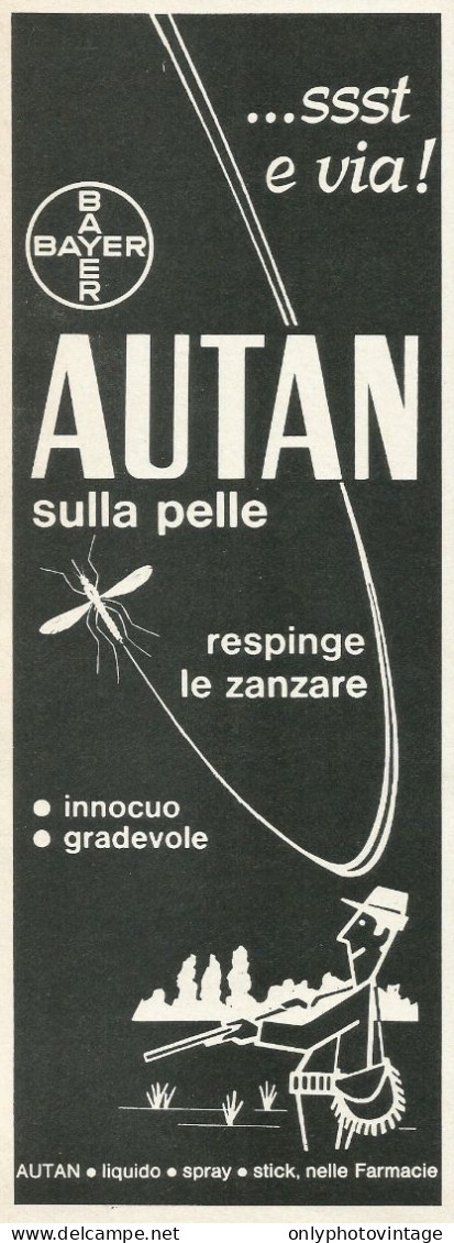 Autan - Bayer - Pubblicità 1972 - Advertising - Publicidad
